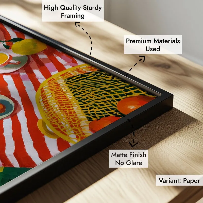 Picnella Canvas Wall Painting With Black Frame media 6