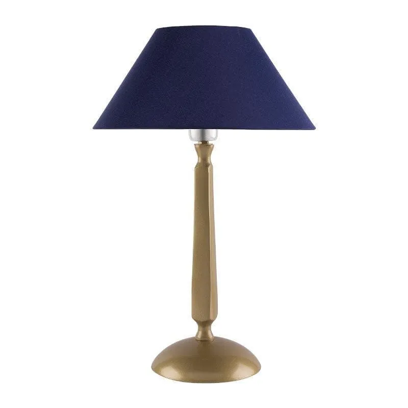 Luna Shine Fabric Table Lamp - Gold,Blue media 4