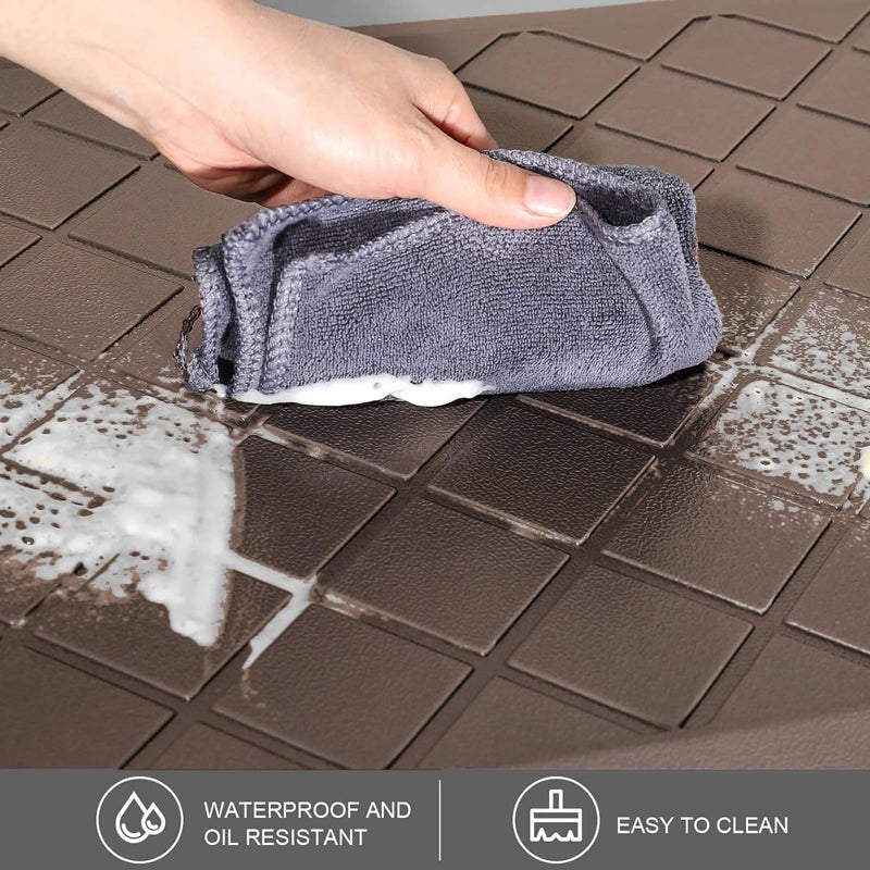 Geo Step Anti Skid PVC Anti-Fatigue Mat - Grey media 7
