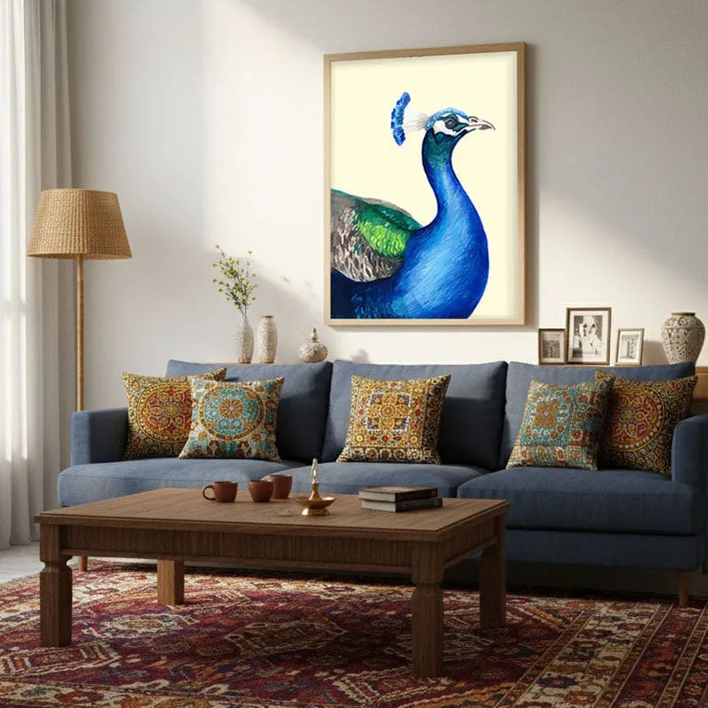 Mayuravarna Archival Paper Wall Art - Natural Brown Frame media 4