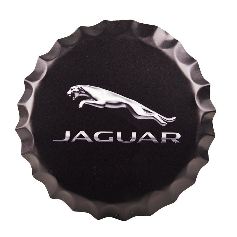 Jaguar Bottle Cap Metal Wall Accent media 4