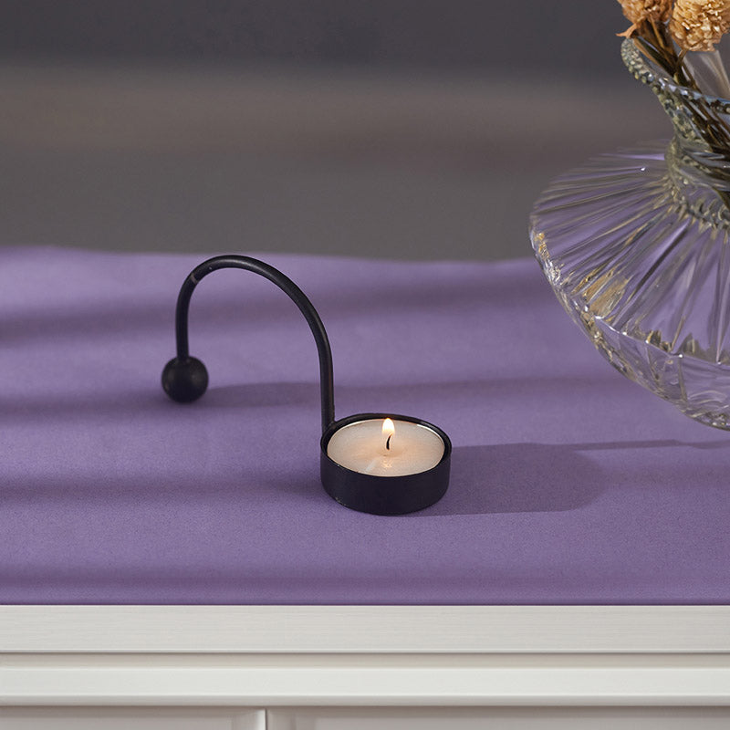 Zuria Tealight Candle Holder (Black) - Set of Four media 3