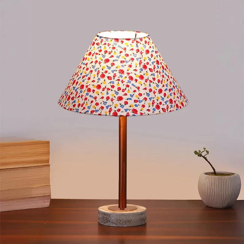 Elowen Cone Rodin Wooden Table Lamp - Multicolor media 2