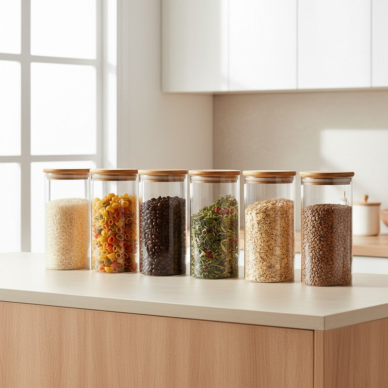 Keeps Glass Jar (1000 mL Each) - Set Of Six media 3