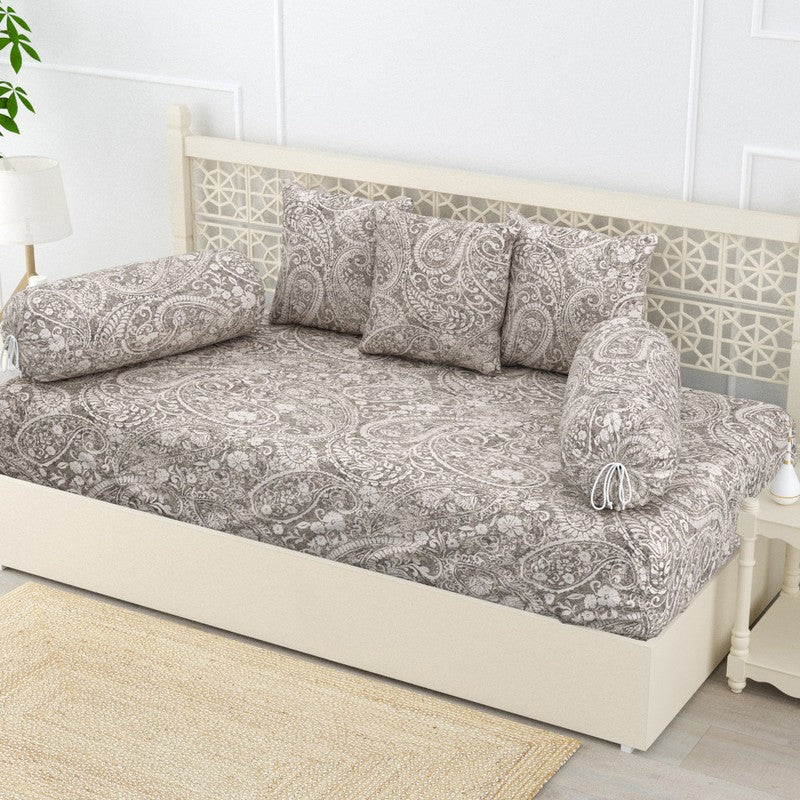 Morvella Ethnic Cotton Diwan Set - Six Piece Set