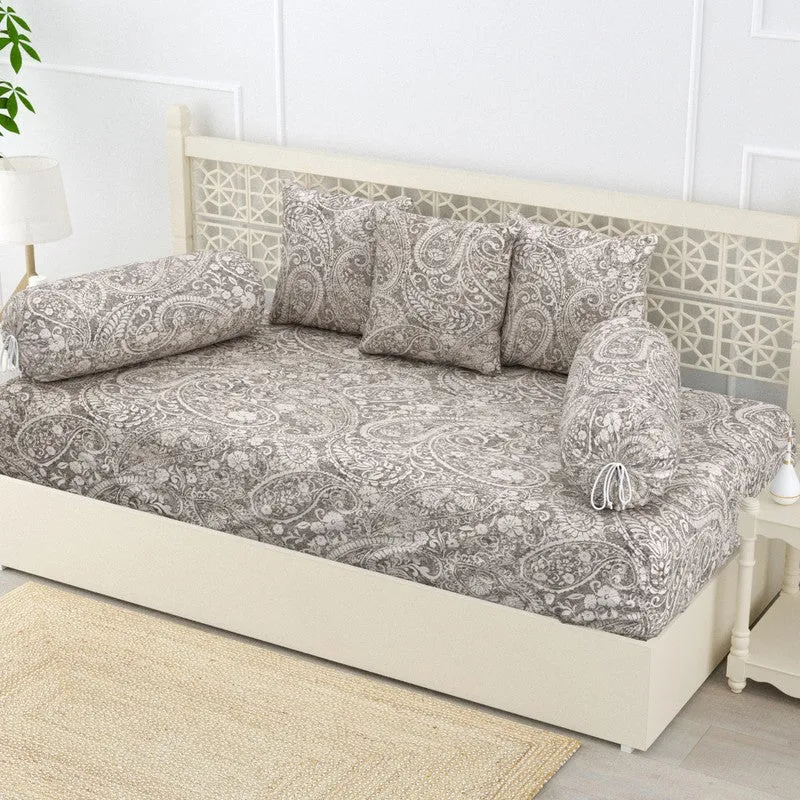 Morvella Ethnic Cotton Diwan Set - Six Piece Set media 1