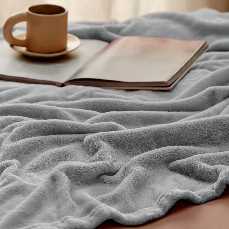 MonoPure Polyster Comforter (Grey) - 180 GSM media 4