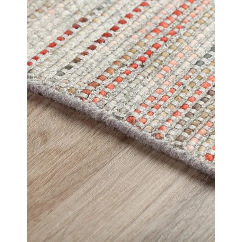 Lasumi Hand Woven Wool Rug - Grey media 5