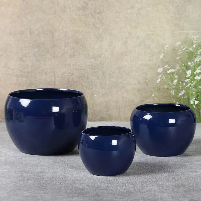 Ivera Dune Planter (Blue) - Set Of Three media 4