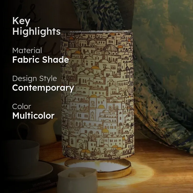 The Distracting Fabric Table Lamp - Multicolor media 2