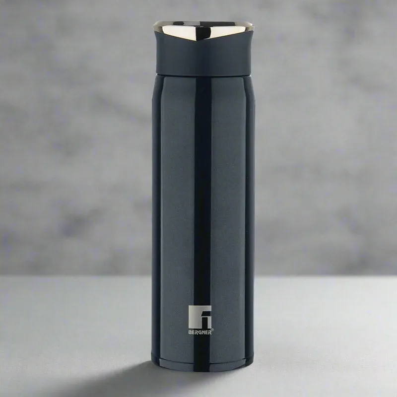 Bergner Walking Carry Cask Thermosteel Hot And Cold Flask (Black) - 450 mL media 6