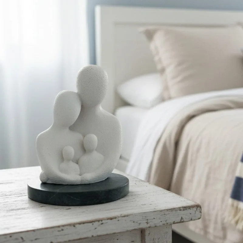 Unity Family Resin Showpiece - White media 4