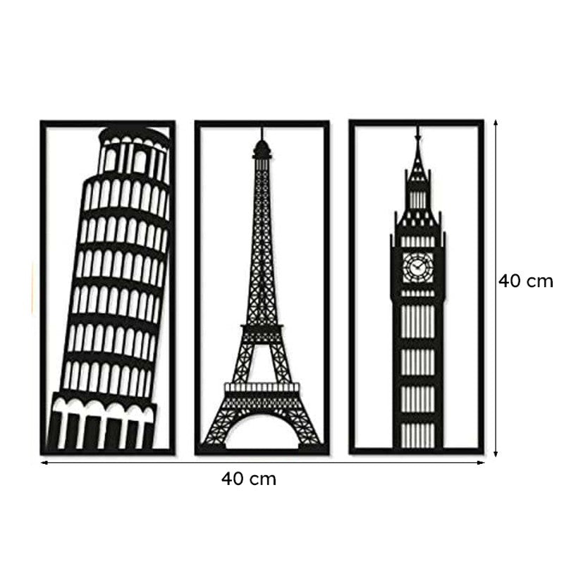 The UK Tour Wooden Wall Accent - Set Of Three media 6