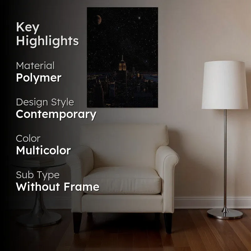 Midnight Skyline Wall Poster media 2