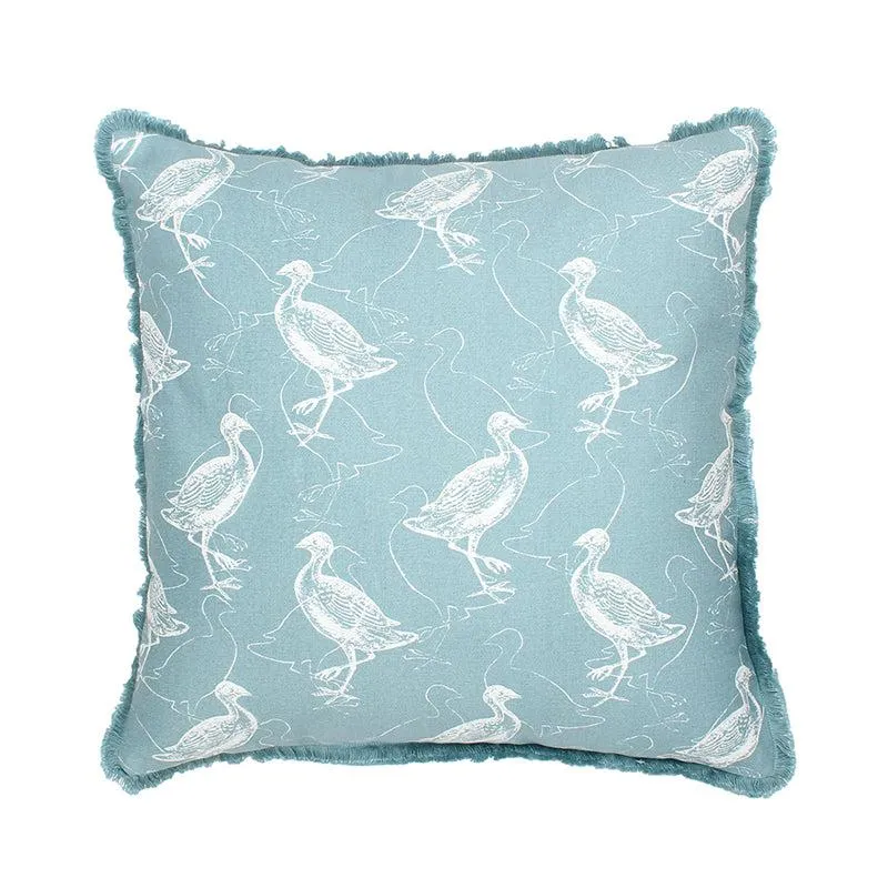 Kukkut Cushion Cover (Blue) - Set Of Two media 3