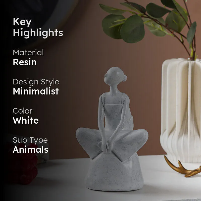 Meditative Mood Resin Showpiece media 2