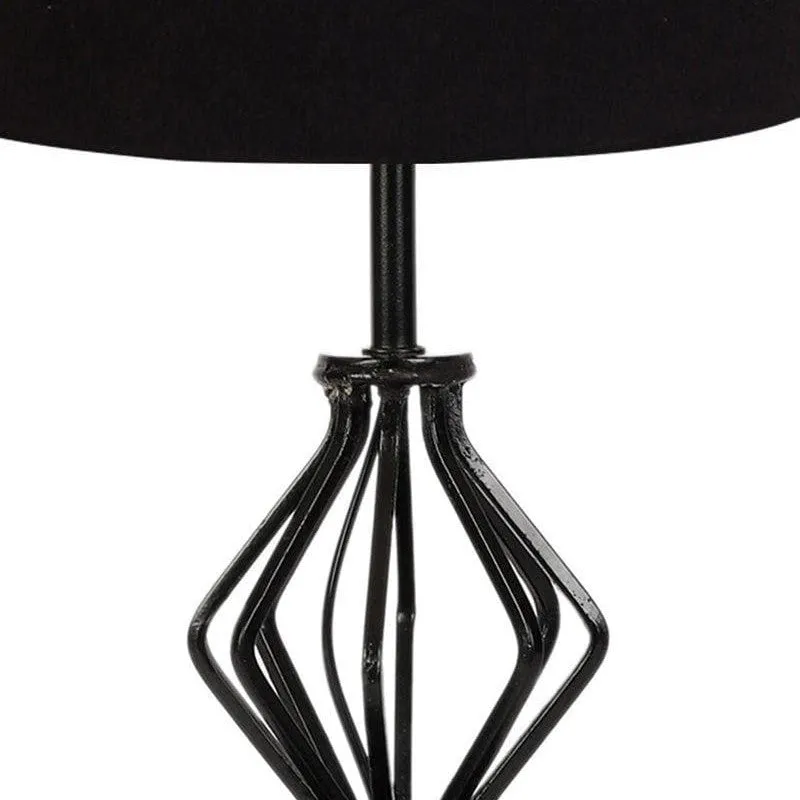 Firefly Metal Fabric Table Lamp - Black media 6