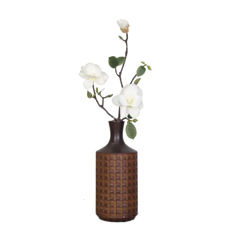 Elegant Magnolia Flower Stick For Modern Spaces - White media 5