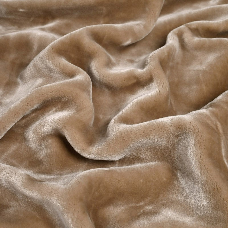 Singu Polyester Solid Blanket - Beige media 5