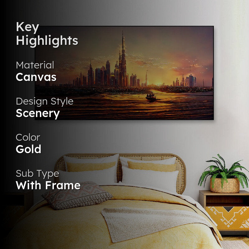 The City Shore Wall Painting media 2