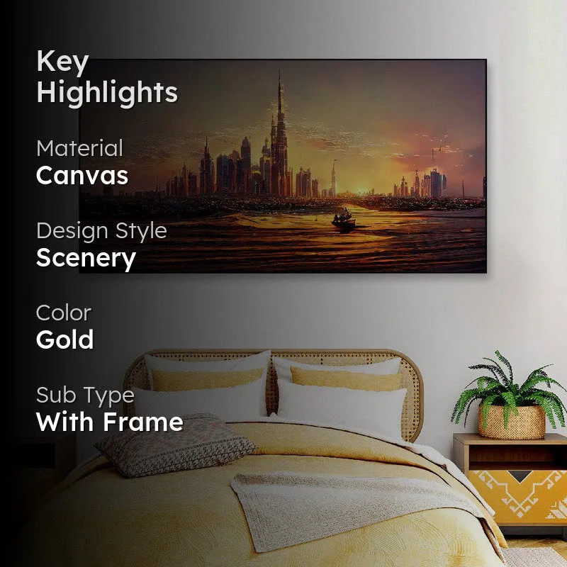 The City Shore Wall Painting media 2