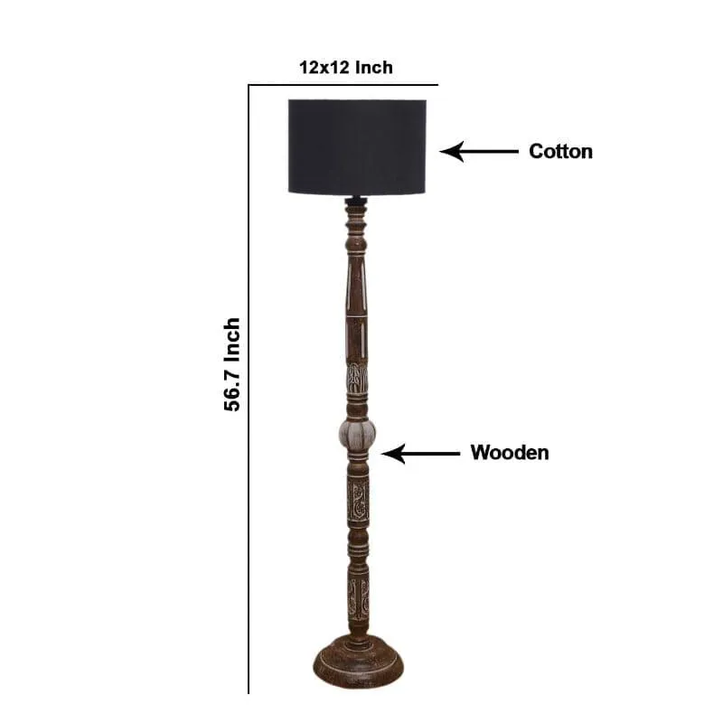 Colton Dona Floor Lamp - Black media 5