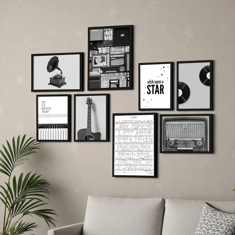 Retro Memories Wall Art - Set Of Eight media 1