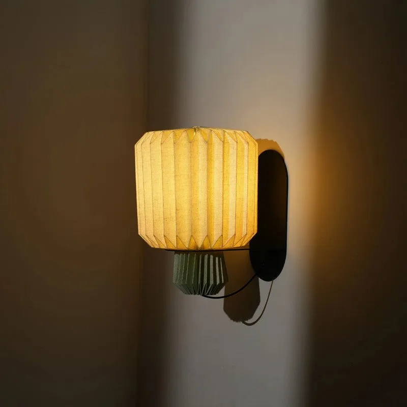 Fig Living Lumi Linen Fold Sconce media 5