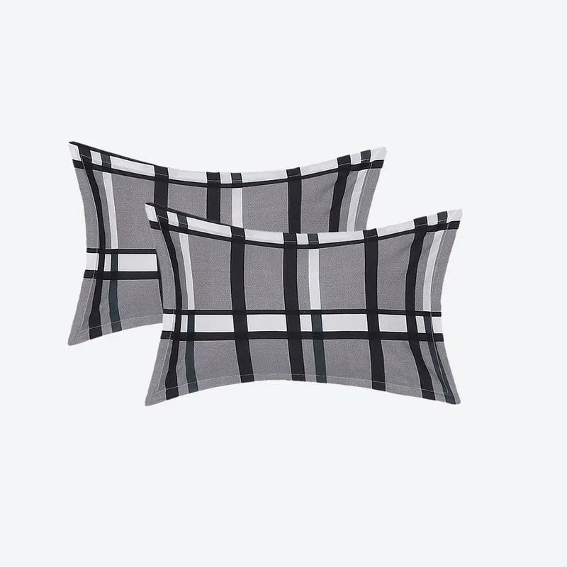 Monte Carlo Vintage Checks Bedsheet - 120 GSM media 9