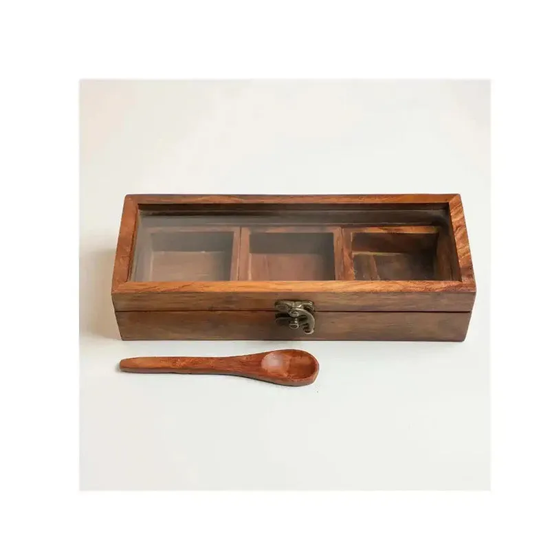Aroma Cache Wood Masala Box media 3
