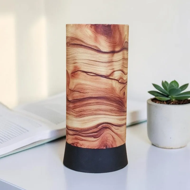 Woodgrain Flow Handmade Table Lamp media 3