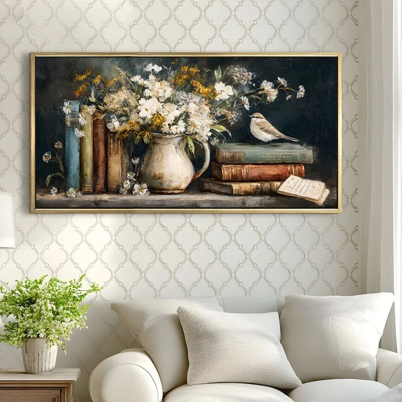 Earthtones Canvas Wall Painting With Frame media 4