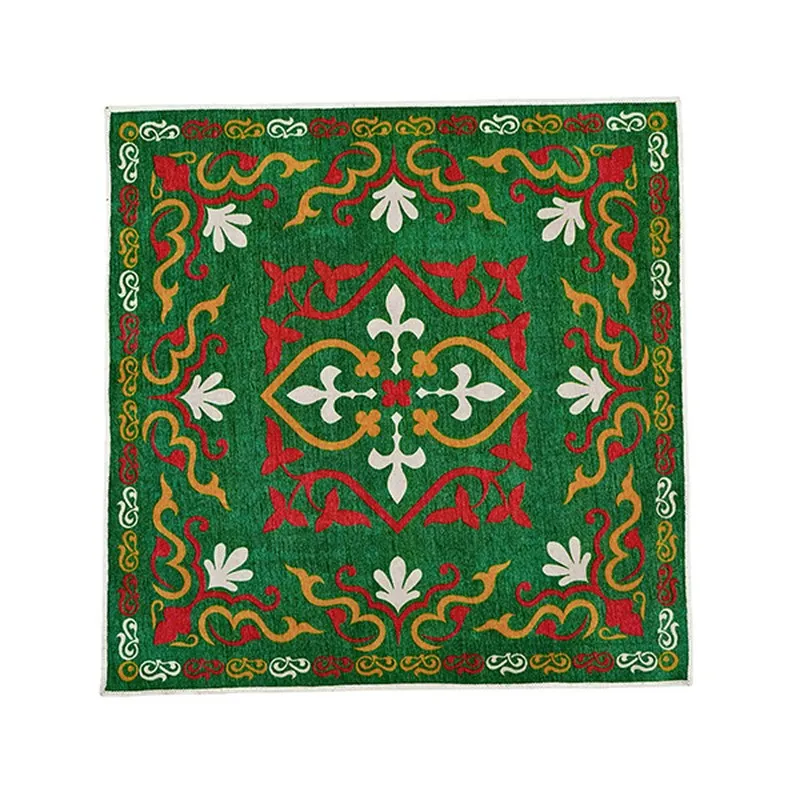 Divine Aangan Prayer Mat (Green) - 550 GSM media 3