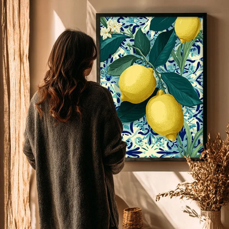 Limonia Canvas Wall Painting With Black Frame media 4