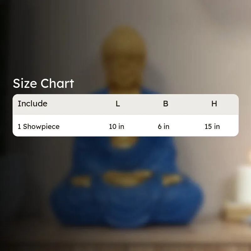 Celesto Enlightened Buddha Polyresin Idol media 6