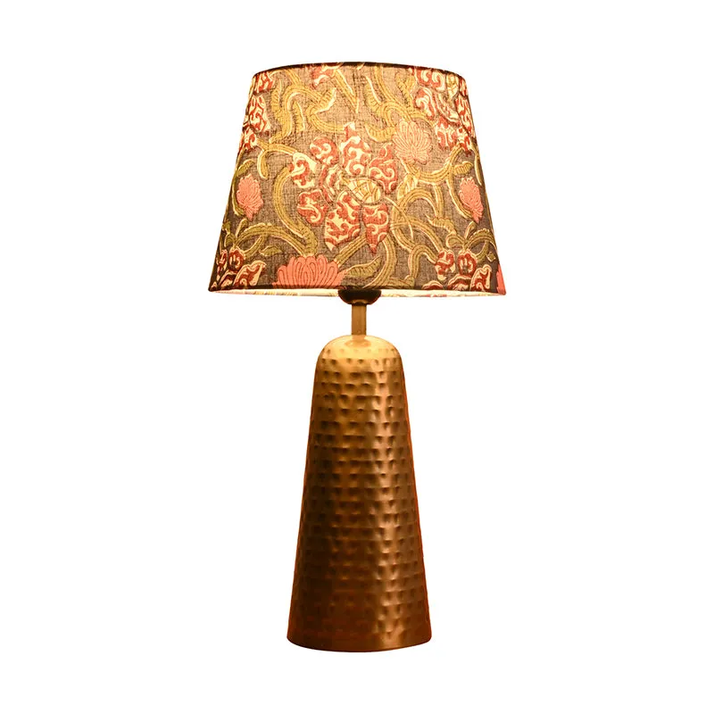 Cuppra Curve Flora Cotton Table Lamp - Multicolor media 4