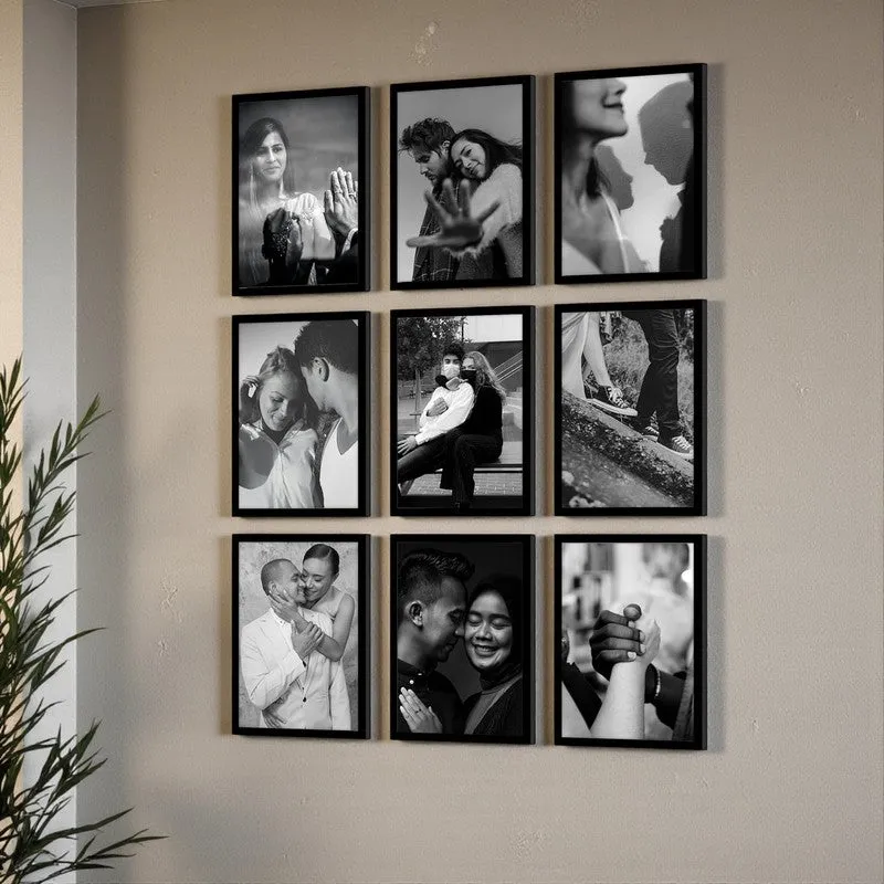 Ivanka Wooden Photo Frame (Black) - Set Of Nine media 9