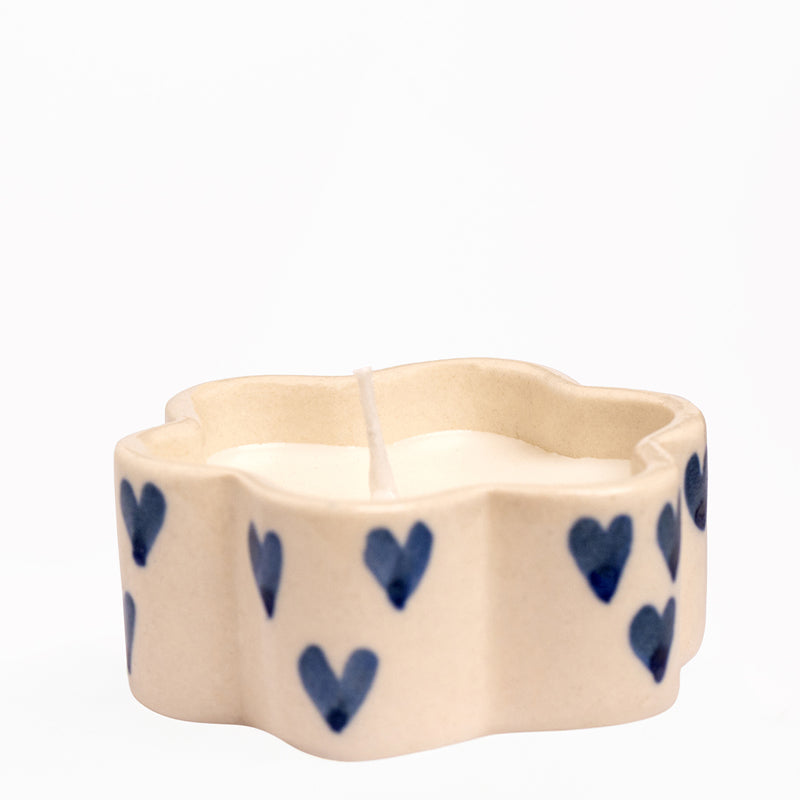 Heart Flower Active Breeze Scented Candle - Set Of Two media 5