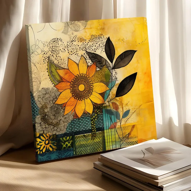 Ethnic Petal Canvas Wall Art media 4