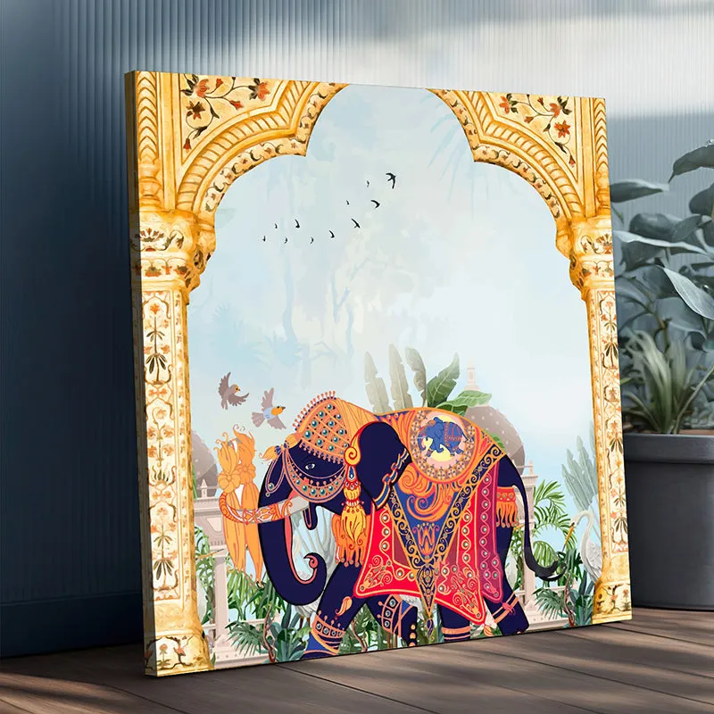 Regal Elephanta Canvas Wall Art media 4
