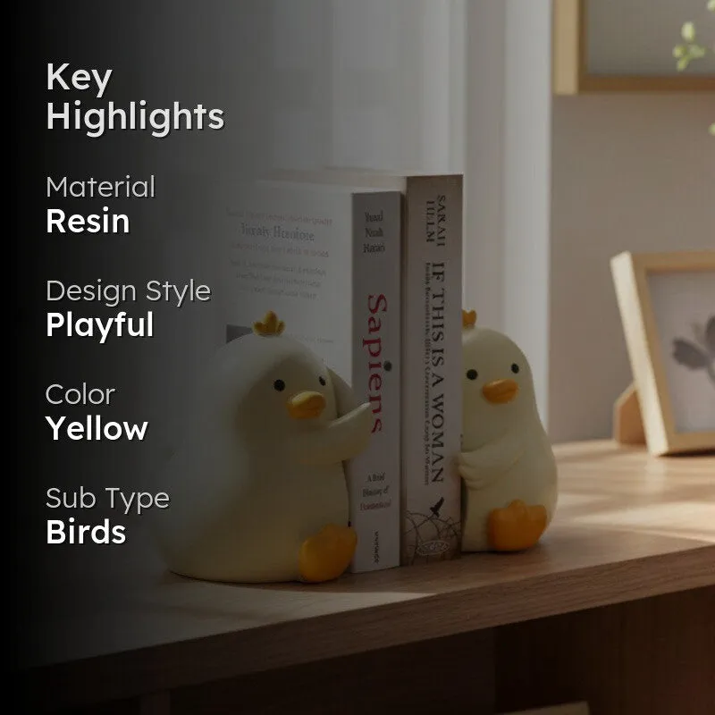 Snuggle Ducks Decor Showpiece - Yellow media 2