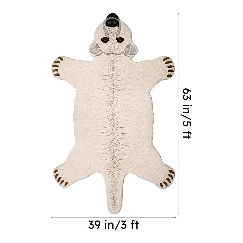 Snowy Bear Cotton Carpet media 9
