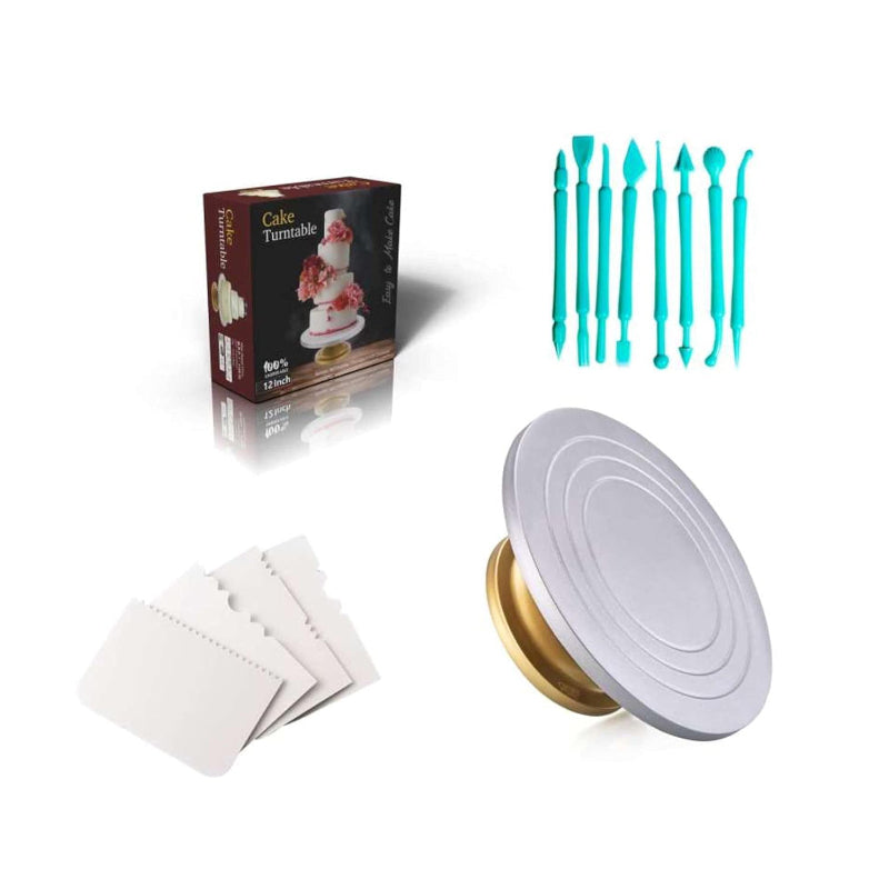 Milono Cake Stand With Baking Tools - Three Piece Set image 4
