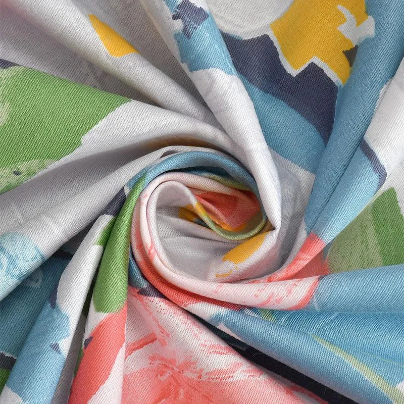 Liam Floral Cotton Bedsheet - 210 TC media 4