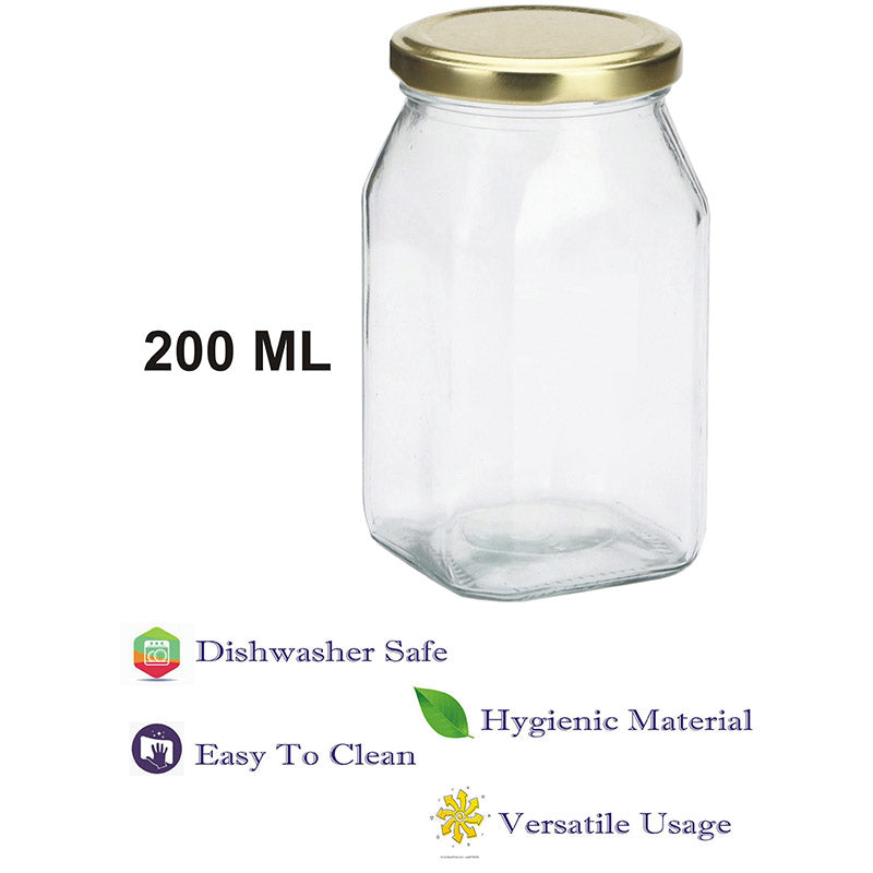 Maksim Storage Jar (200 mL Each) - Set Of Eight media 4