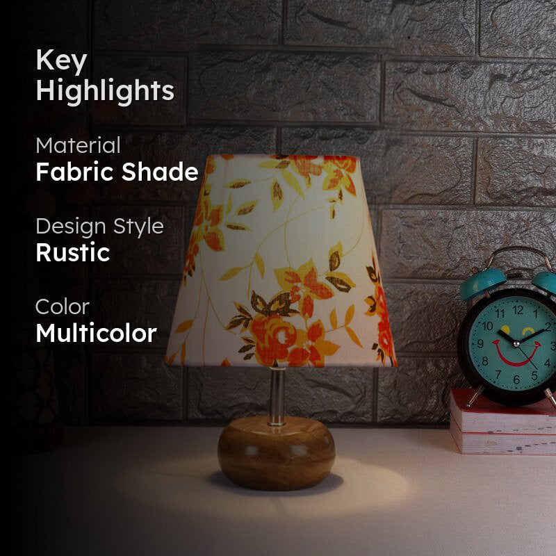 Astrova Ibis Flora Fabric Table Lamp - Multicolor media 2
