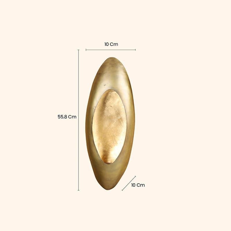 Mitha Wall Candle Holder - Gold media 5