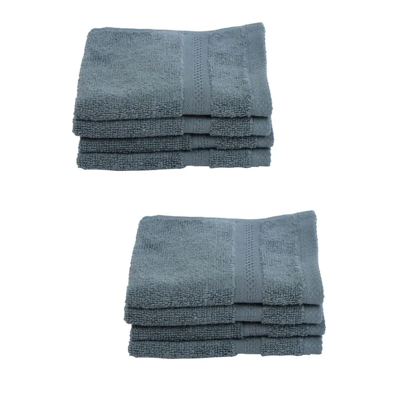 Miorah Face Towel (Grey) - Set Of Eight media 4