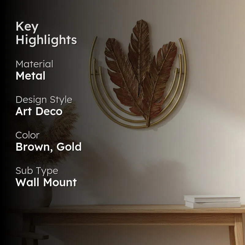 Lara Feather Metal Wall Accent media 2