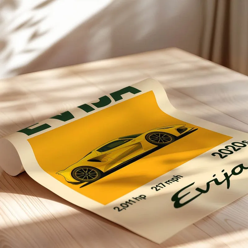 Lotus Evija Wall Poster media 5